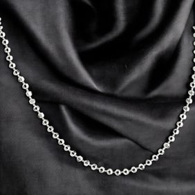 22" Diamond Cut Sterling Silver Chain with 2" extension