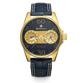 Bernoulli Automatic Dual Time Zone Watch – Timeless Elegance