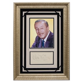 Forensically Authenticated Signature of Walt Disney