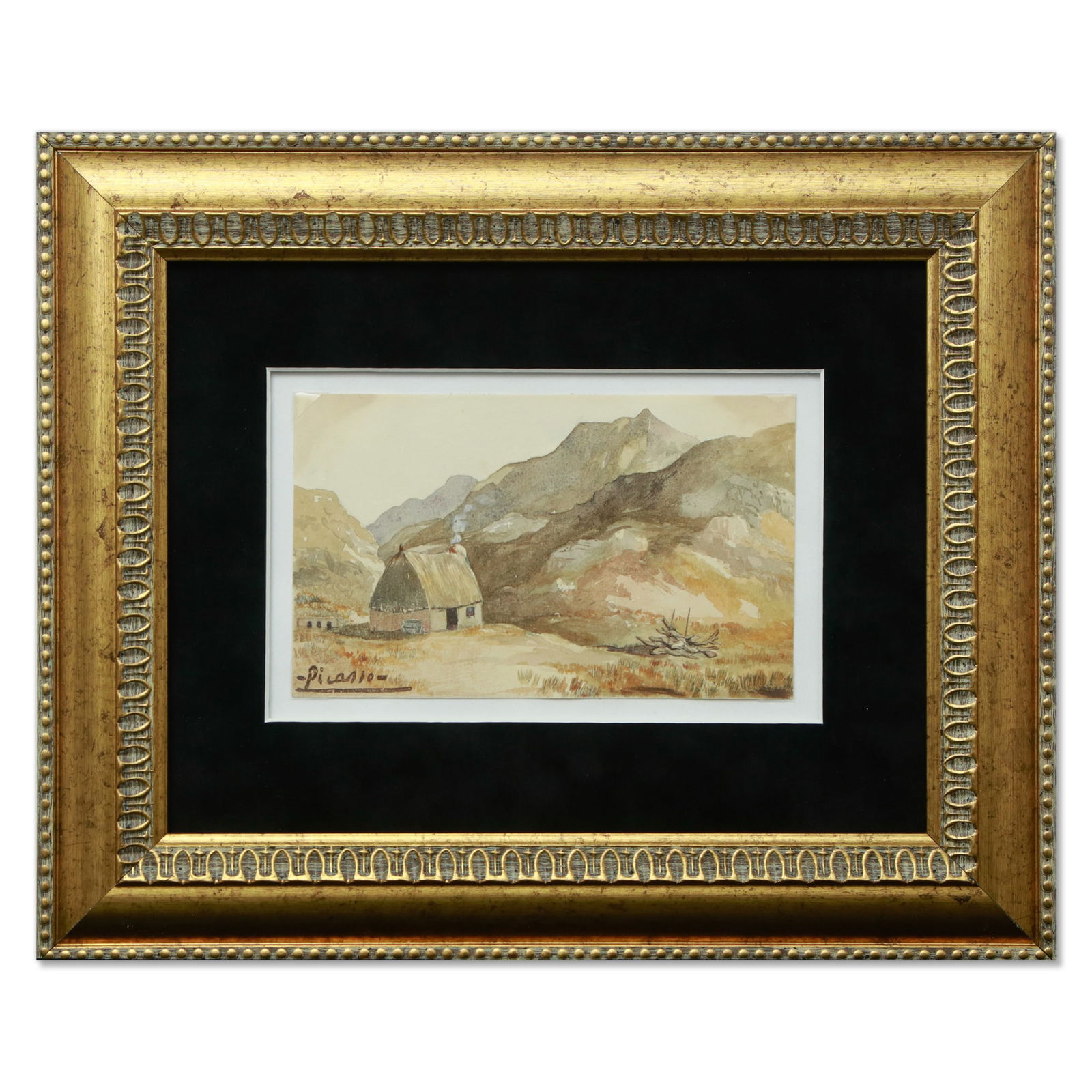 Pablo Picasso Mixed Media: Rustic Hut in the Lowlands (1 of 11)