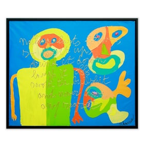 Original Hannes D'Haese Painting – A Vibrant Testament to Life's Ephemeral Beauty