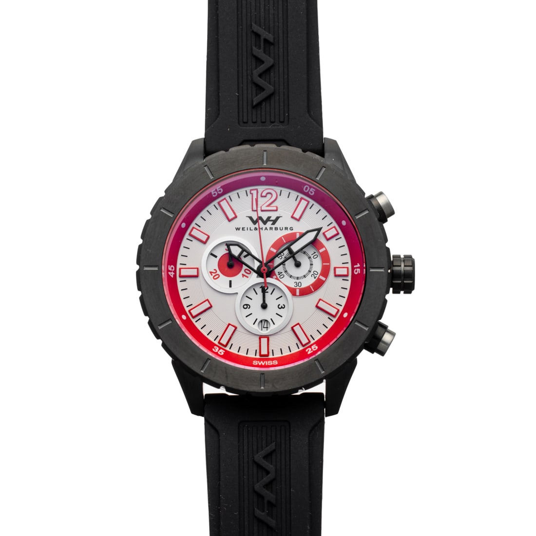 Weil & Harburg Men’s Chronograph Watch – 49mm Swiss Precision: Command attention with this striking Weil & Harburg Men’s Chronograph, engineered for those who value performance and elegance. The 49mm stainless steel case houses a reliable Swiss movement, ensuri