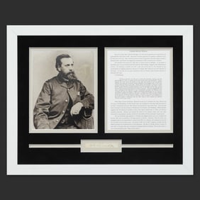 Signed Document by Orlando Bolivar Willcox with Accompanying Museum Memorabilia
