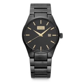 Auguste Jaccard Men’s Watch – 40mm Black Gloss Finish
