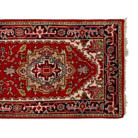 Exceptional Hand-Tied Serapi Wool Rug – 2’5” x 12’5”