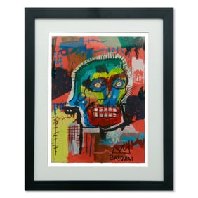 Jean-Michel Basquiat Artwork from the Esteemed D'Haese Collection (Forensically Evaluated)
