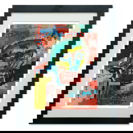 Jean-Michel Basquiat Artwork from the Esteemed D'Haese Collection (Forensically Evaluated)