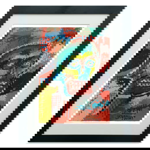 Jean-Michel Basquiat Artwork from the Esteemed D'Haese Collection (Forensically Evaluated)