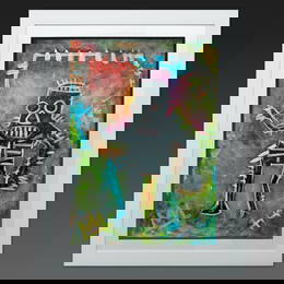 Jean-Michel Basquiat Mixed Media Art