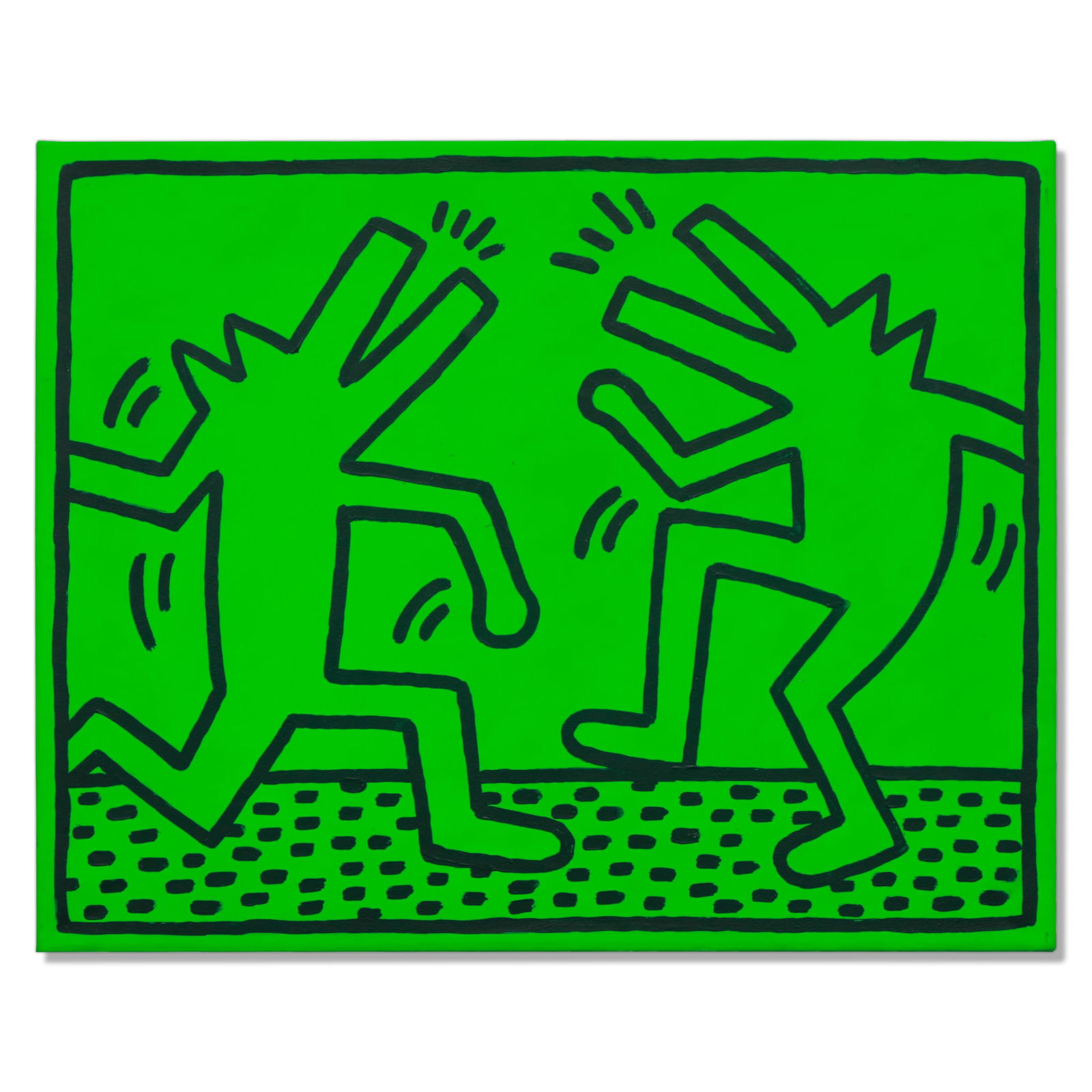 Keith Haring, "Dancing Dogs," September 1982 (1 of 12)