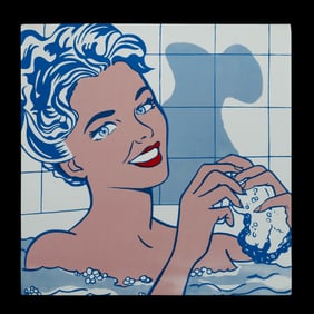 Roy Lichtenstein Screenprint "Woman in Bath" (1963)
