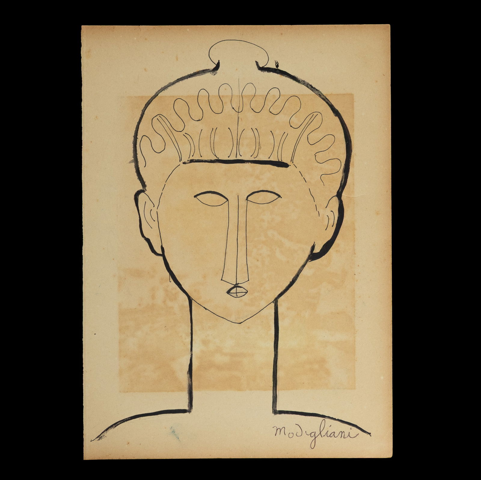 Amedeo Modigliani Mixed Media on Paper (1 of 8)