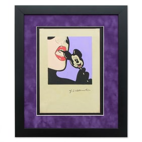 Roy Lichtenstein Mixed Media on Paper: "Pop Art Delight"