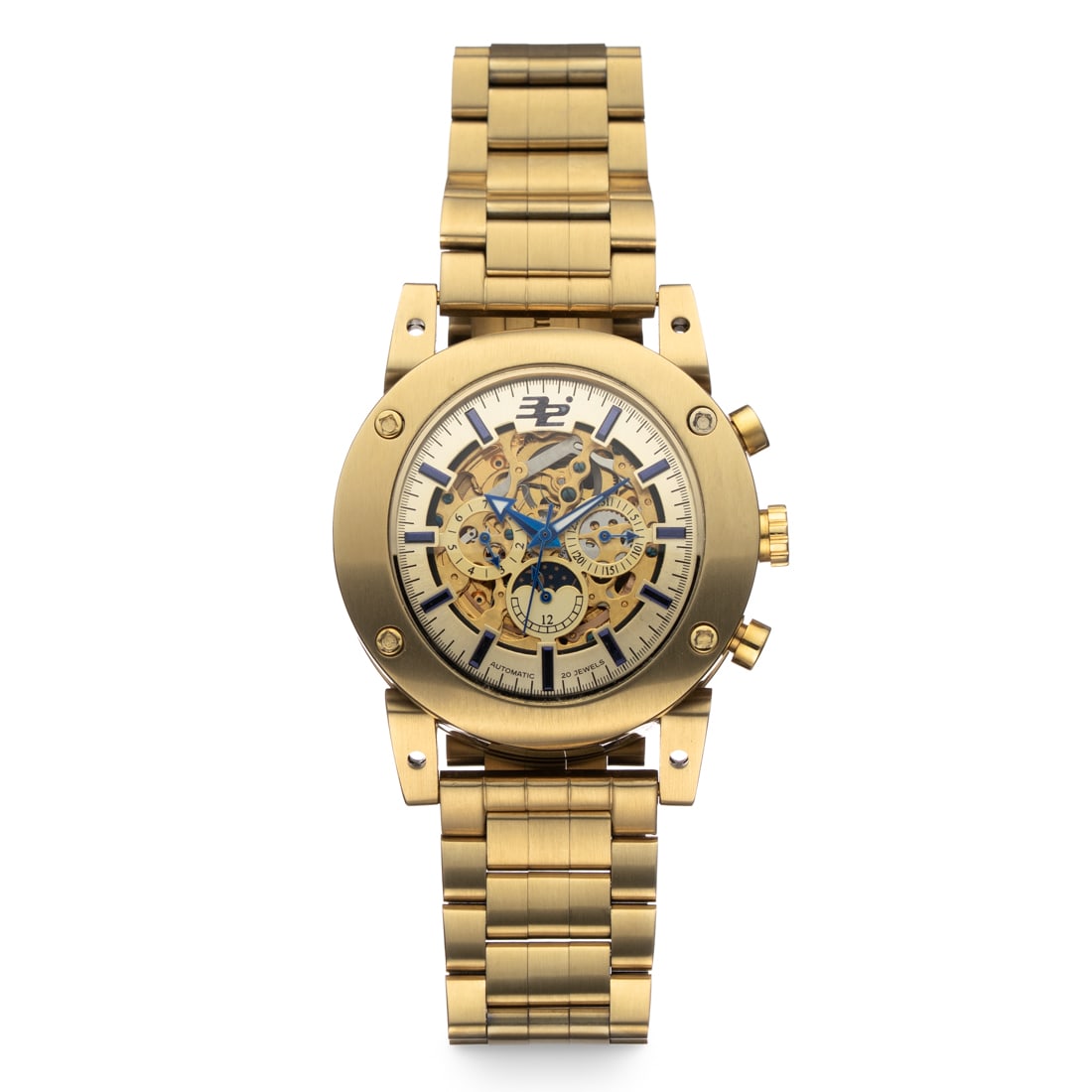 32 Degrees Skeleton Dial Multifunction Automatic Watch (1 of 2)