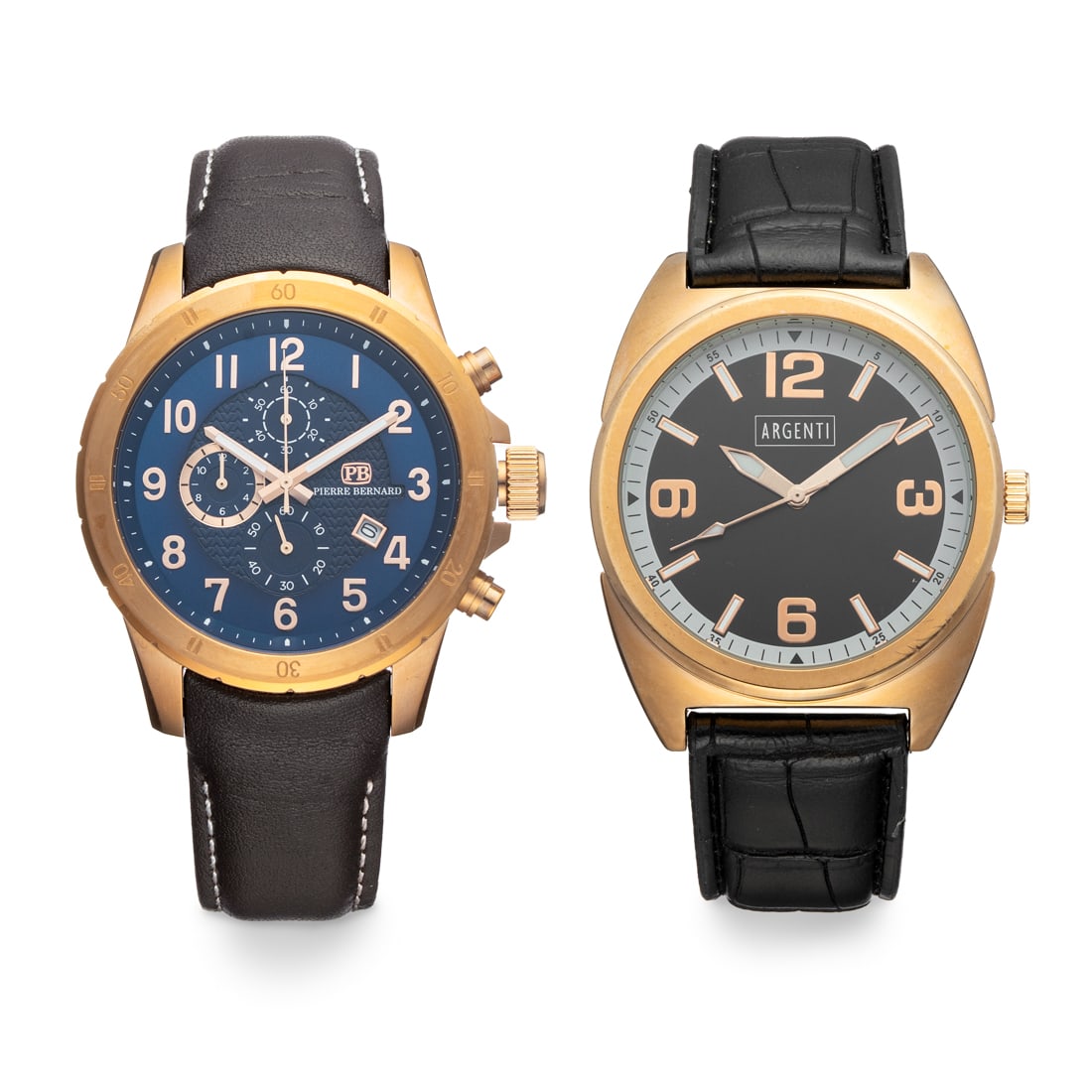 Set of 2 Men’s Watches – Pierre Bernard & Argenti (1 of 1)