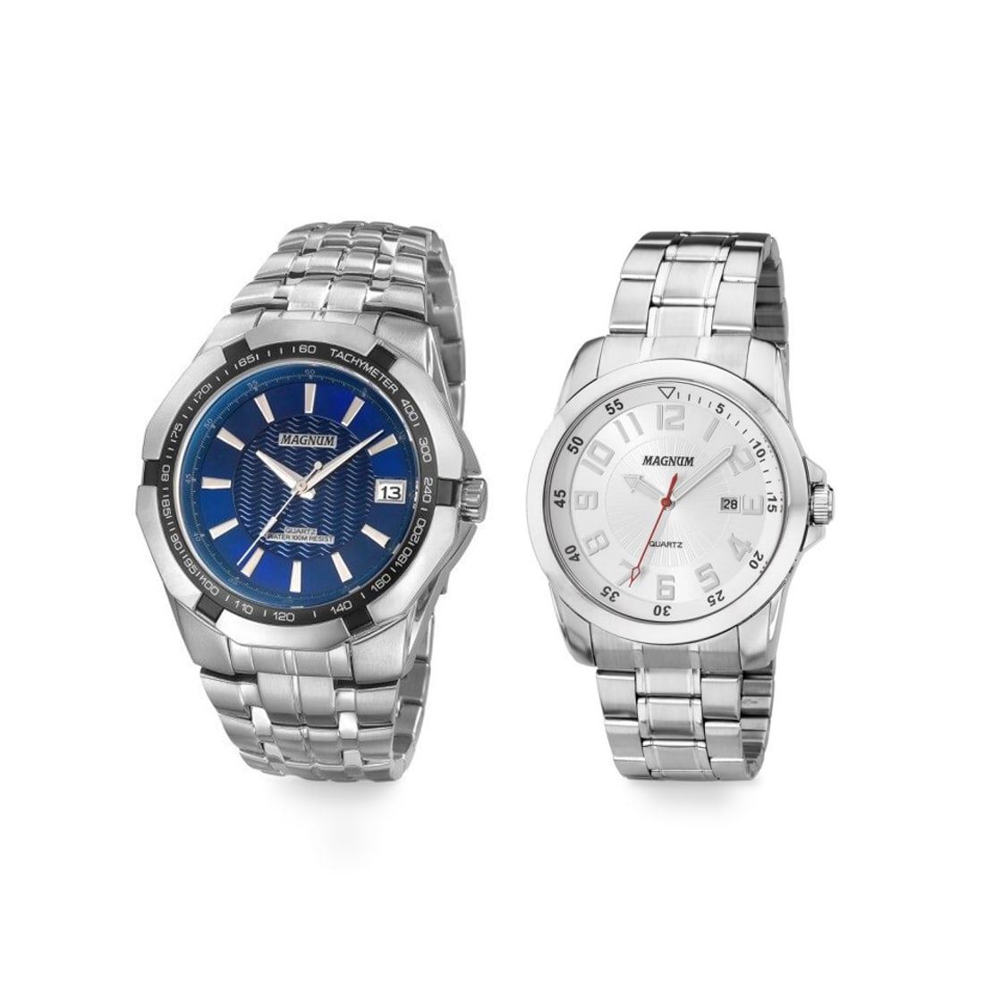 Set of 2 Magnum Men’s Stainless Steel Watches (1 of 1)