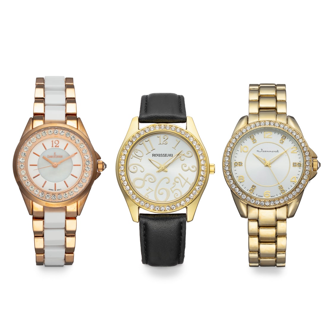 Set of 3 Women’s Watches – Charles Latour, Rousseau & Jeanneret (1 of 1)