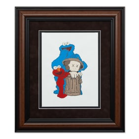 KAWS– Mixed Media on Paper (after)
