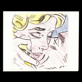 Roy Lichtenstein – Mixed Media on Paper (after)