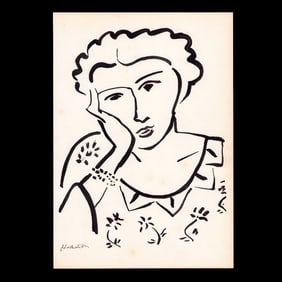Henri Matisse – Ink Drawing on Paper (after)