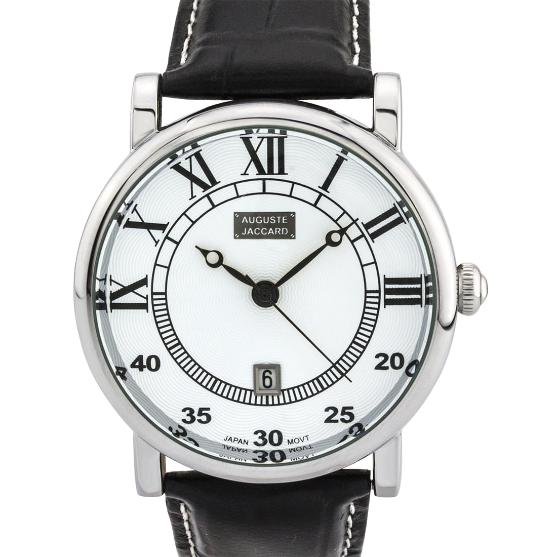Auguste Jaccard Men’s Watch – Unique Roman-Numeric Hybrid Dial (1 of 3)
