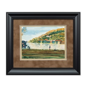 Winston Churchill Mixed Media on Sheet Music Cover