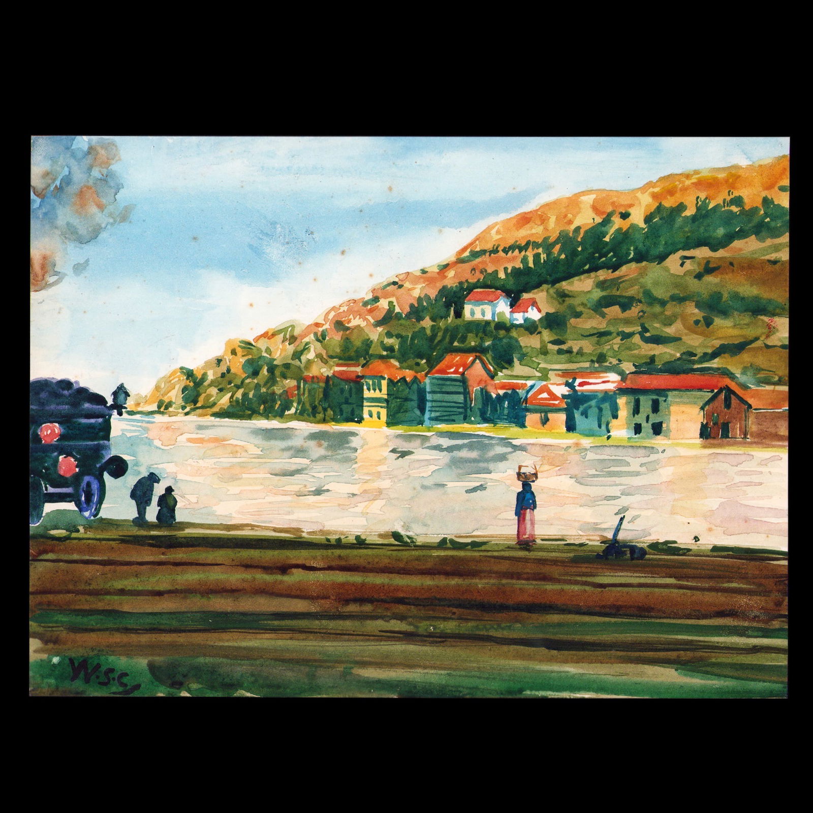 Winston Churchill  Mixed Media on Sheet Music Cover (1 of 6)