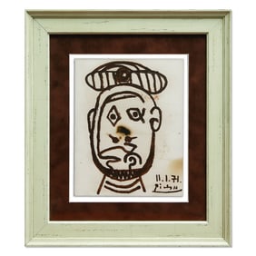 Pablo Picasso's Evocative Portrait: "Man with Hat" (1971)