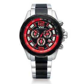 Weil & Harburg Swiss Chronograph – Red & Black Dial