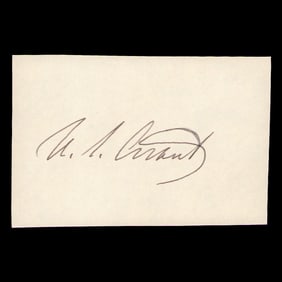Forensically Authenticated Ulysses S. Grant Signed Document Cut