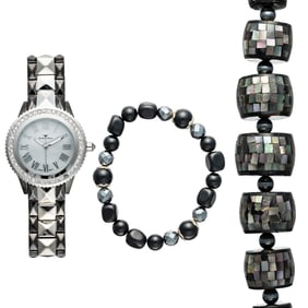 Tavan Women’s 3-Piece Jewelry & Watch Set