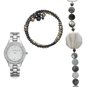 Rousseau Women’s 3-Piece Jewelry & Watch Set