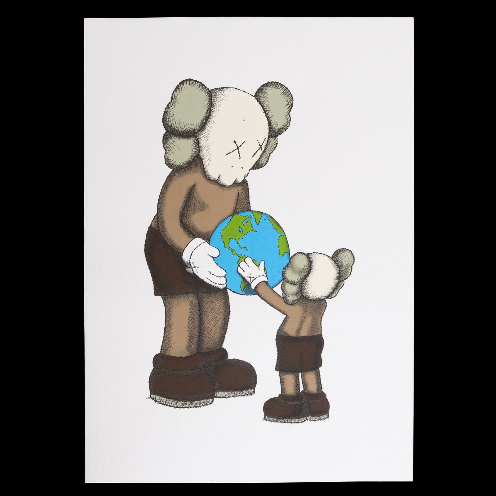 KAWS “The Promise” – Work on Heavy Grade Paper (1 of 7)