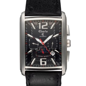 Eberle Men’s Rectangular Automatic Watch
