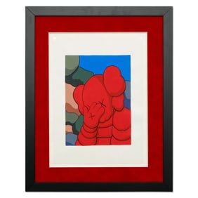 KAWS “Red Michelin Man” (Chum) – Work on Heavy Grade Paper