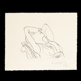 Henri Matisse – Embossed Pressing on Paper (Seated Woman) – Edition 14/25
