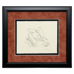 Henri Matisse – Embossed Pressing on Paper (Seated Woman) – Edition 14/25