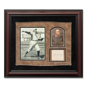 Cy Young — Document Cut Signature, Forensically Authenticated