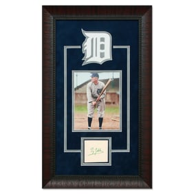 Ty Cobb Document Cut Signature, Forensically Authenticated