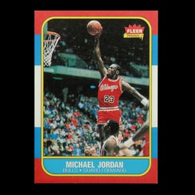 1986 Fleer “Premier” Michael Jordan Card