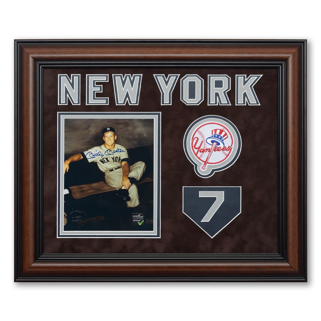 Mickey Mantle Signed Photo – The Commerce Comet Radiance (1 of 7)