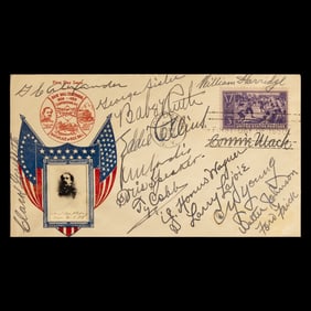 Forensically Authenticated Hall of Fame First Day Issue Unused Envelope