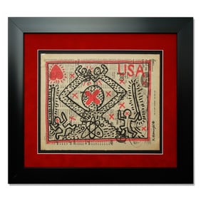 Keith Haring, New York Post Drawing (June 23, 1982)