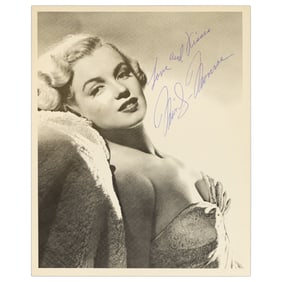 Forensically Authenticated Vintage Signed Photograph of Marilyn Monroe