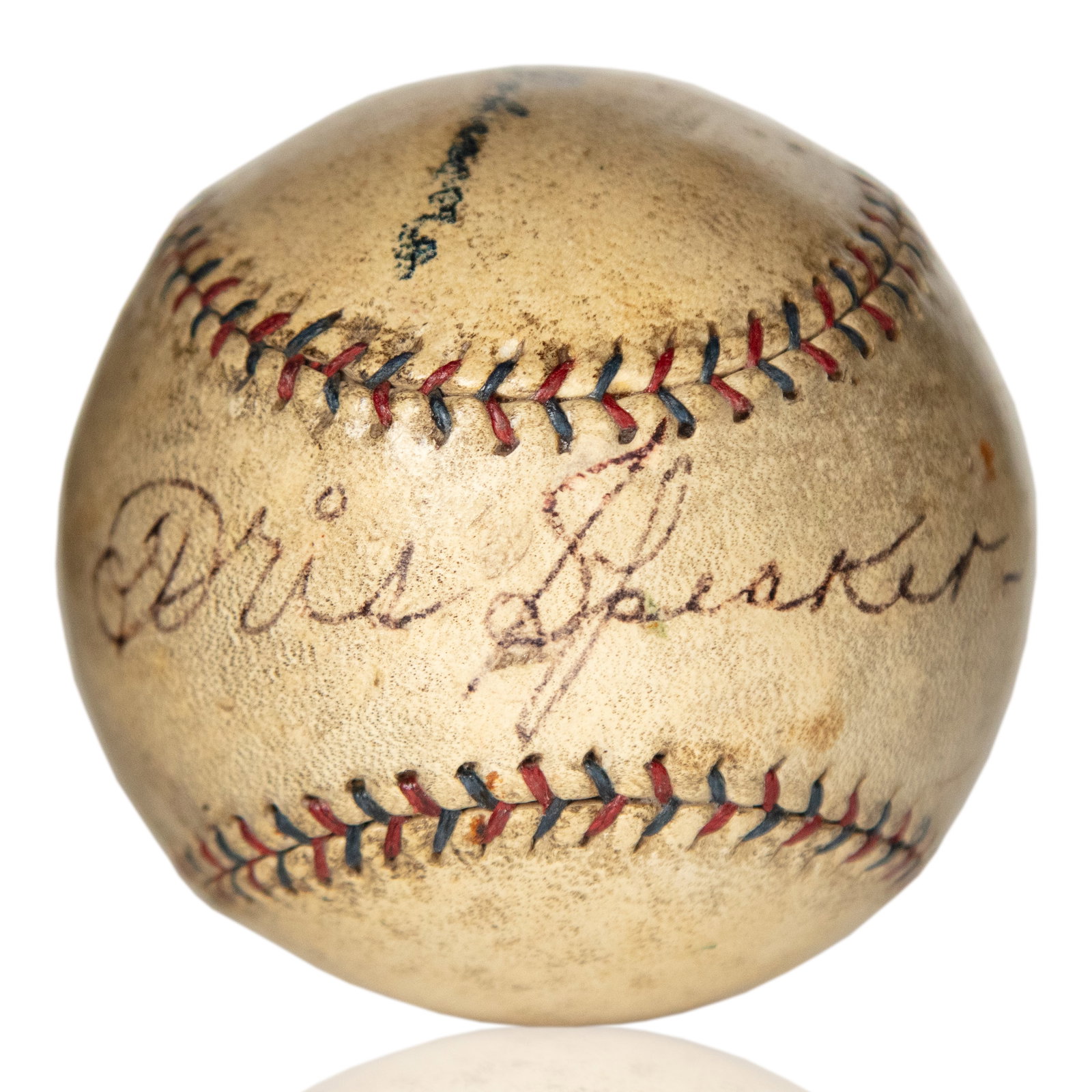 Tris Speaker Signed Official League Baseball (1 of 6)