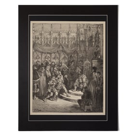 Gustave Doré — Don Quixote Engraving (Heliodore Pisan, engraver)