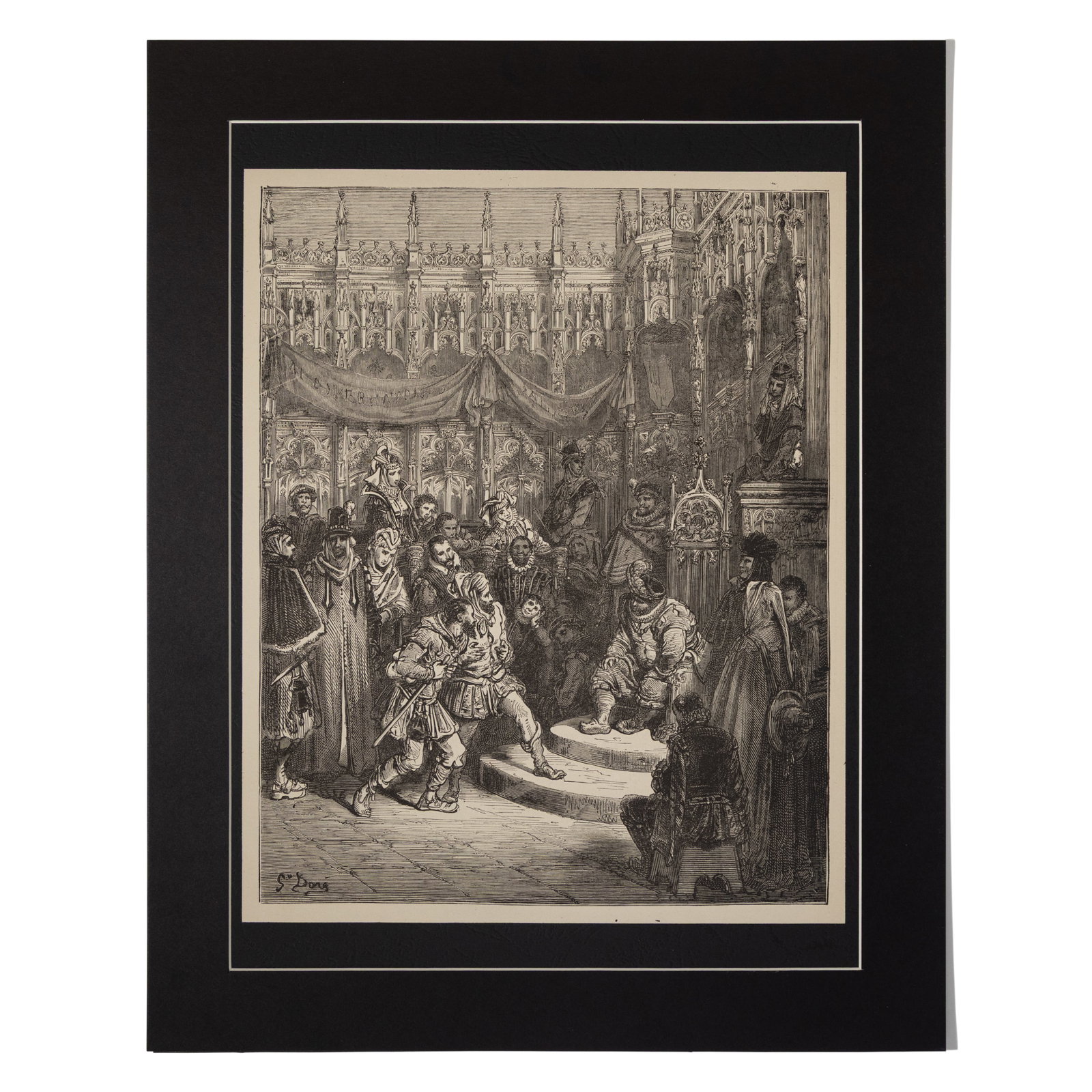 Gustave Doré — Don Quixote Engraving (Heliodore Pisan, engraver) (1 of 8)