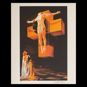Salvador Dalí, "Crucifixion of Christ" (1982)