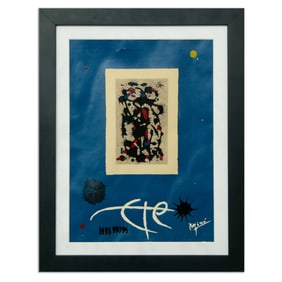 Joan Miró, "Synthese 9, Saint Paul de Vence" (1965)