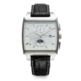 Eberle Multi-Complication Automatic Square Watch – A Masterpiece of Elegance and Precision